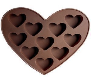 Hearts 10 Cavity Silicone Mould